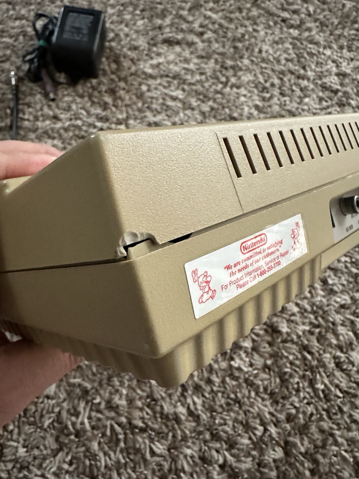 Yellowish Super Nintendo SNES Console Tested Working/GAME IS NOT INCLUDED