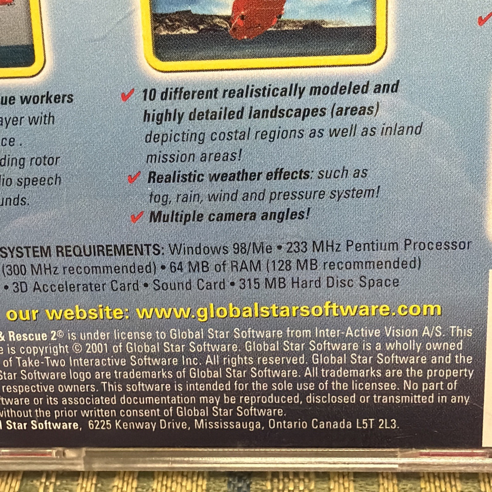 Search and Rescue 2 Helicopter Flight Simulator Game PC Global Star Software
