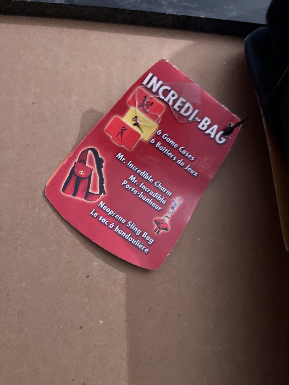 Disney Neoprene sling bag Nintendo DS Rare VTG Mad Catz 2004 NewThe INCREDIBLES