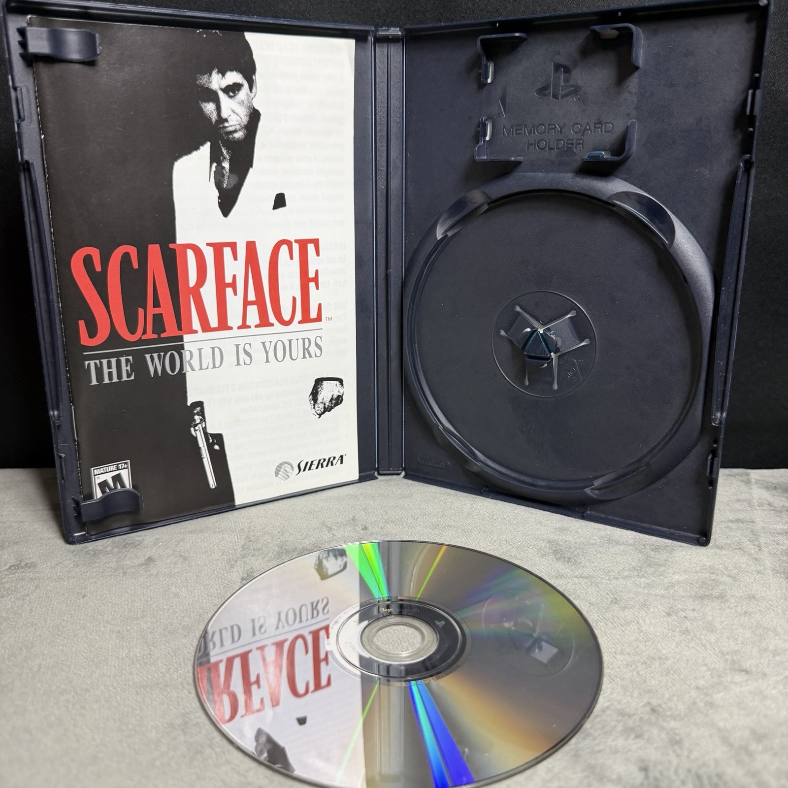 Sierra Scarface: The World Is Yours PS2 2006 M NTSC-U/C Manual Included