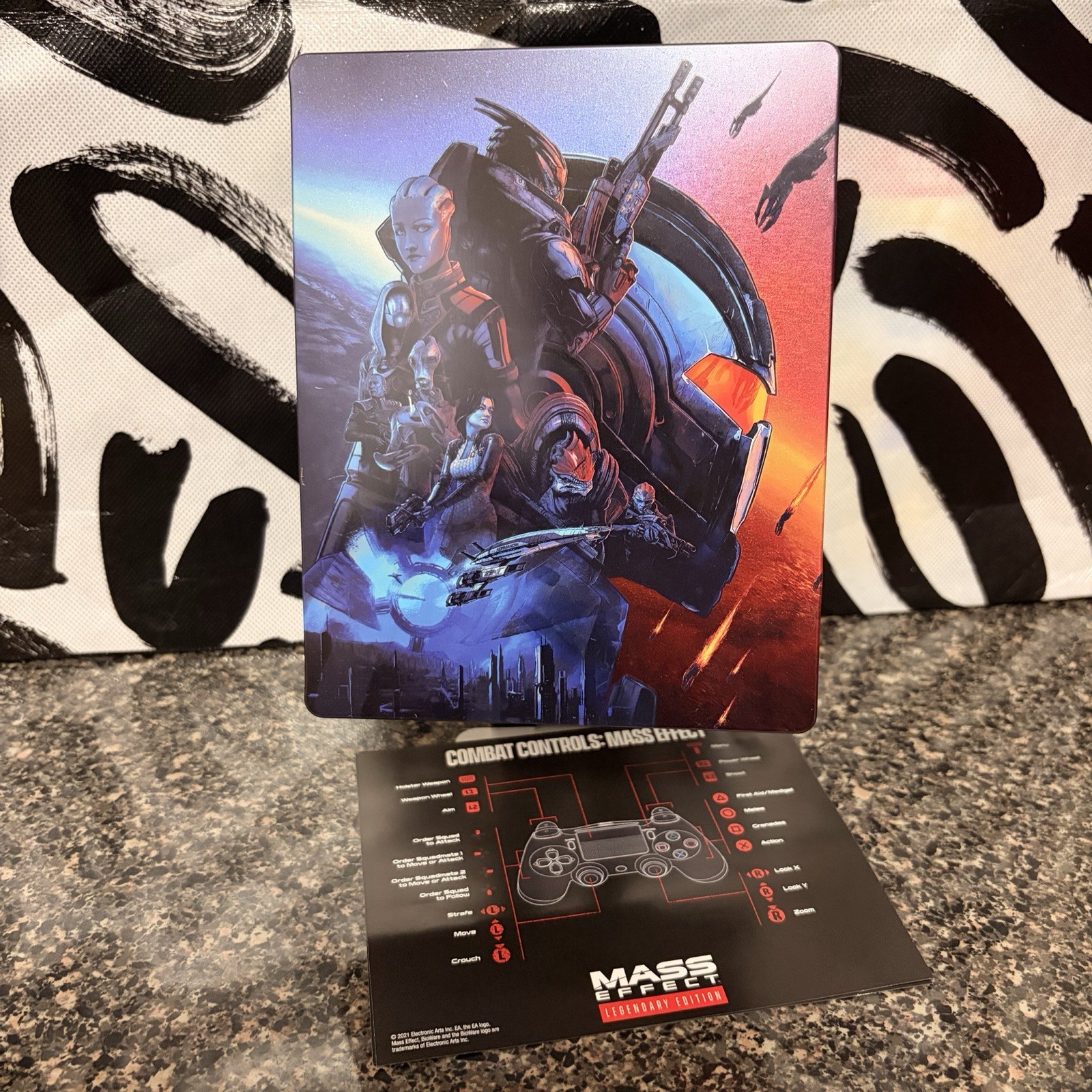 STEELBOOK ONLY Mass Effect Legendary Edition PlayStation No Game