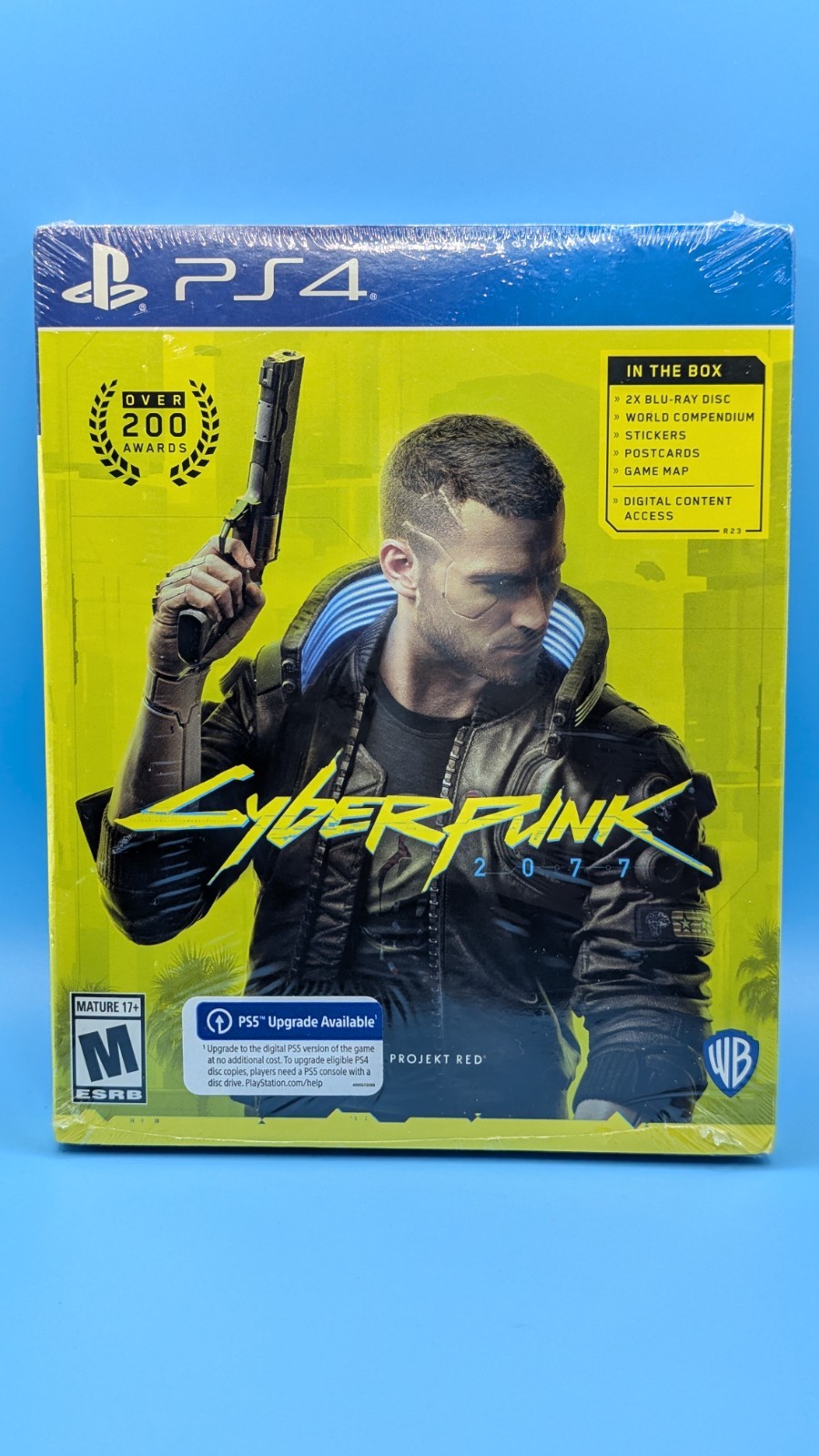 Cyberpunk 2077 PS4 Sealed Game w/ Extras + Steel Book Case #1