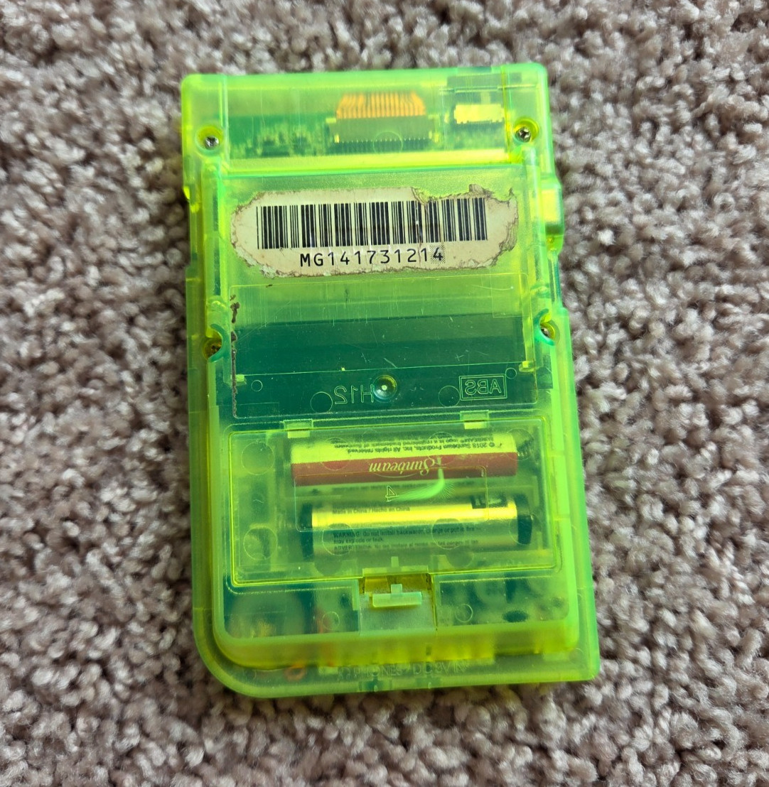 Nintendo Game Boy Pocket Extreme Green Translucent Console MGB-001 – Tested!