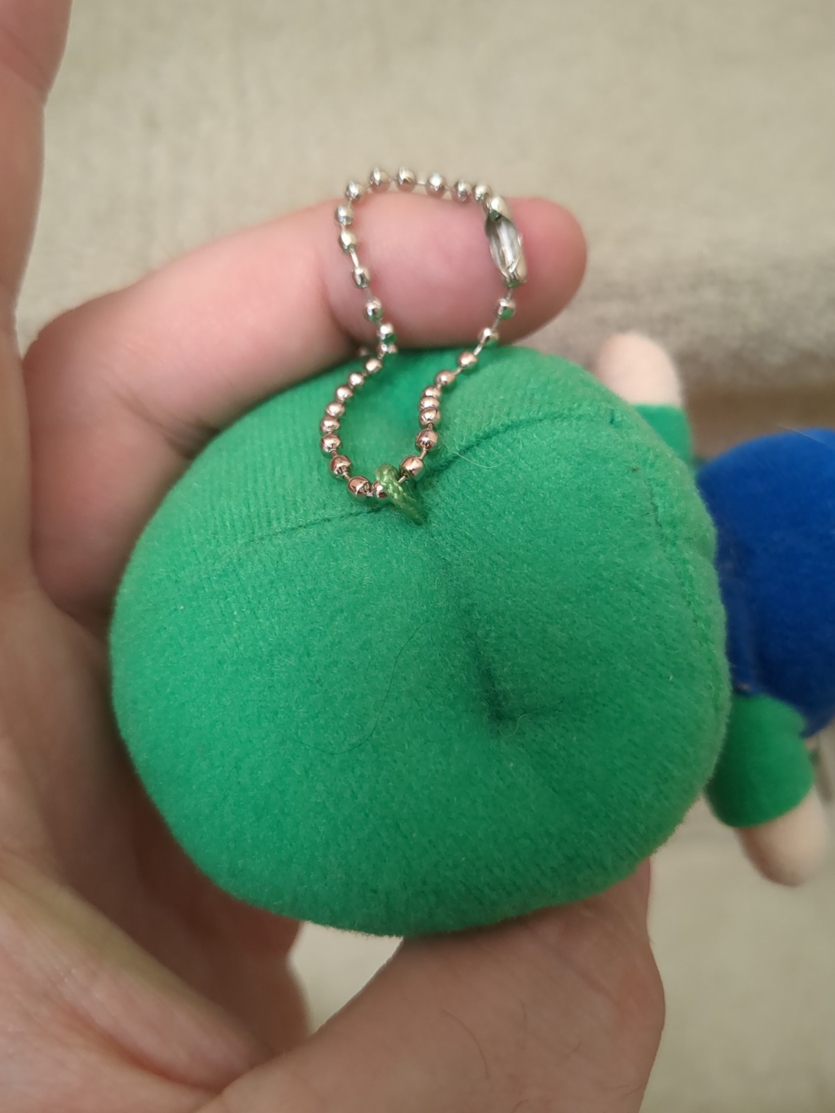 Yoshi Island Baby Luigi Plush Keychains 2006 Nintendo Rare Japan Prize Toy Mario