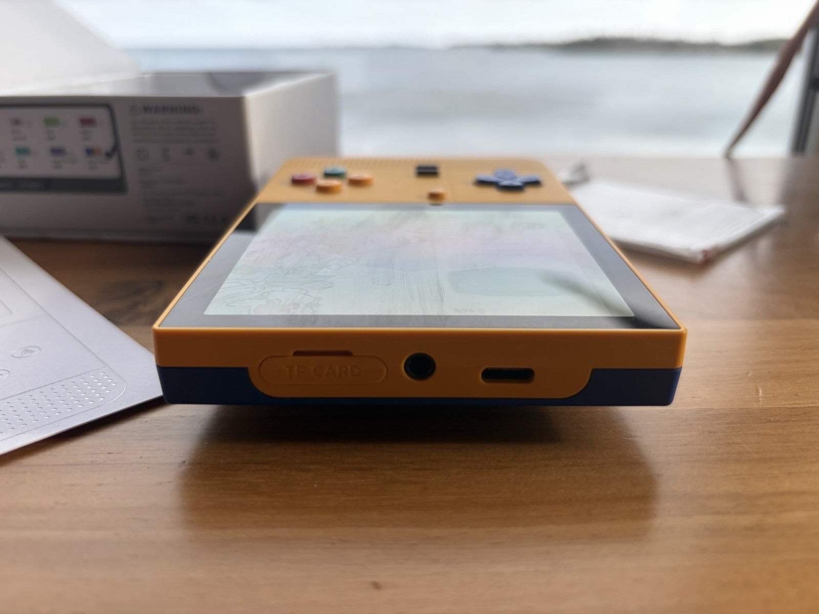 Retroid Pocket Classic 6GB/128GB. PKM Yellow Color. Gaming Handheld Console