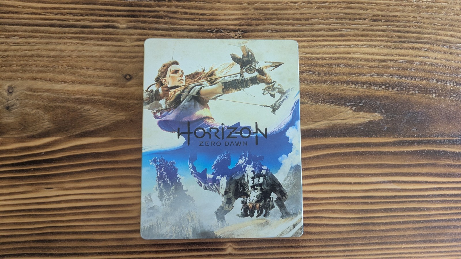 Horizon Zero Dawn Game and Collectors Steel Book Case (PS4)