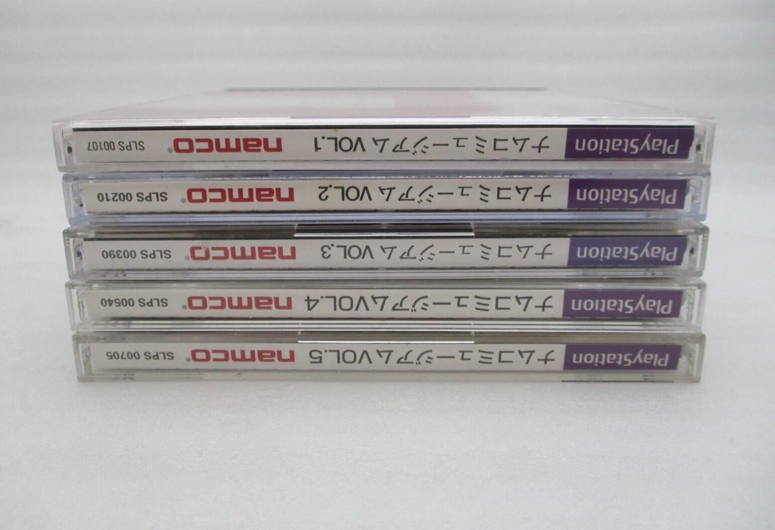 PS1 NAMCO MUSEUM Vol.1 2 3 4 5 5Games Japan import PS PlayStation1 NTSC-J