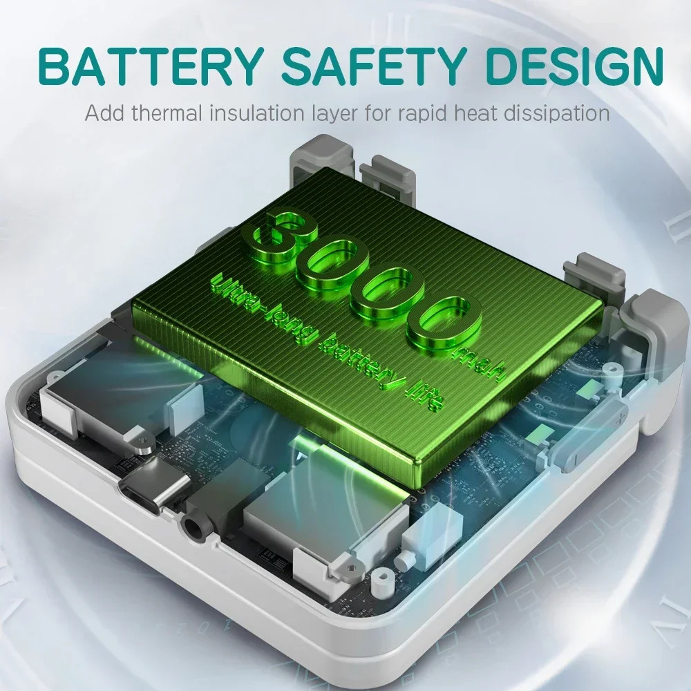 MIYOO Flip V2 Handheld Retro Game Console 3.5″ IPS Linux Onion OS Free Case
