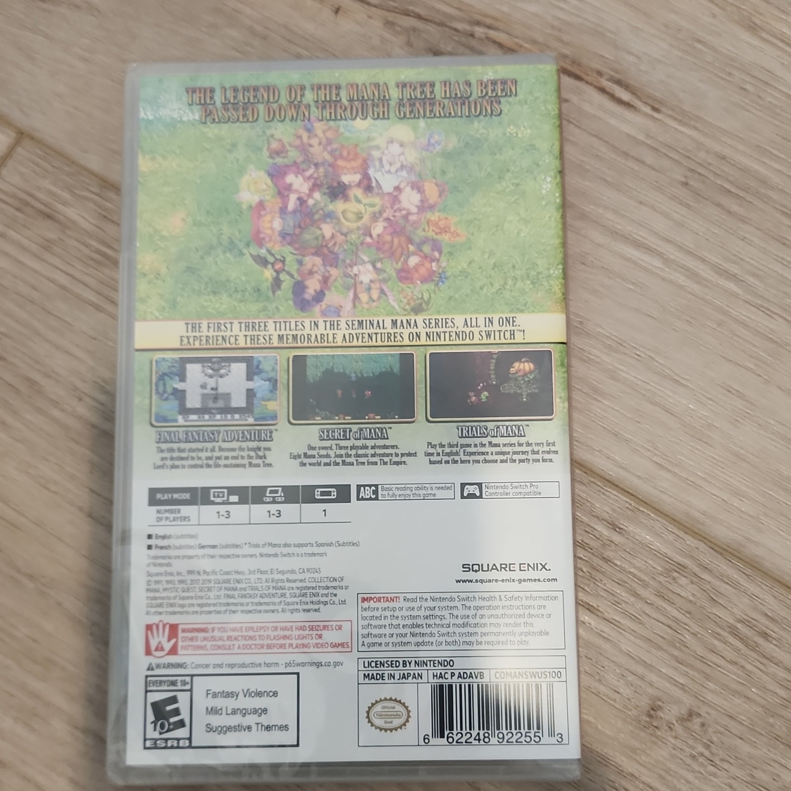 Square Enix Collection of Mana Nintendo Switch Action-Adventure Multiplayer E10+