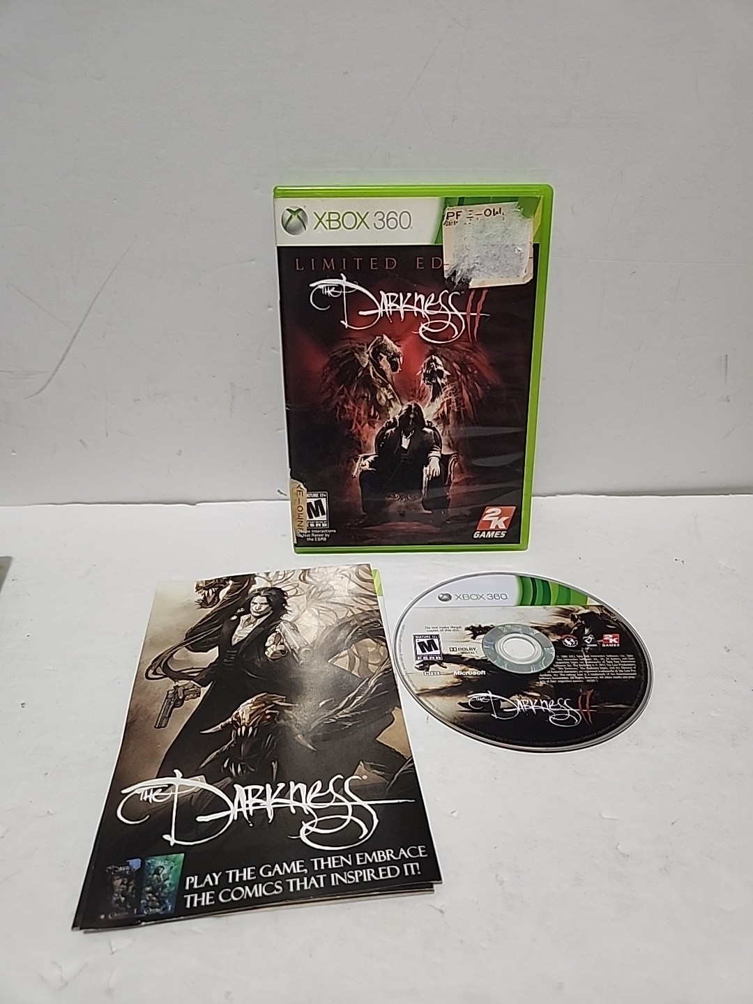The Darkness II — Limited Edition (Microsoft Xbox 360, 2012) CIB