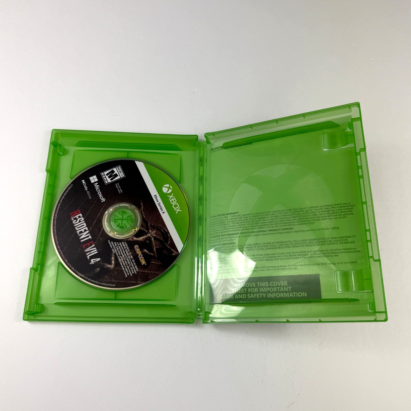 Resident Evil 4 Remake Microsoft Xbox Series X | S Tested Includes Original Case