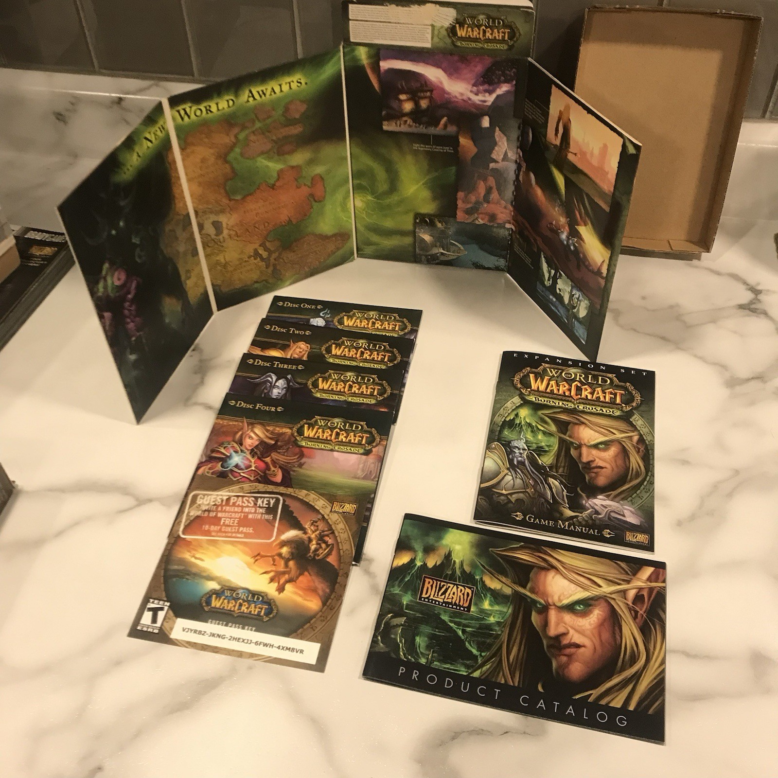 Warcraft Video Game BULK Lot Game Manuals Strategy Guides & More