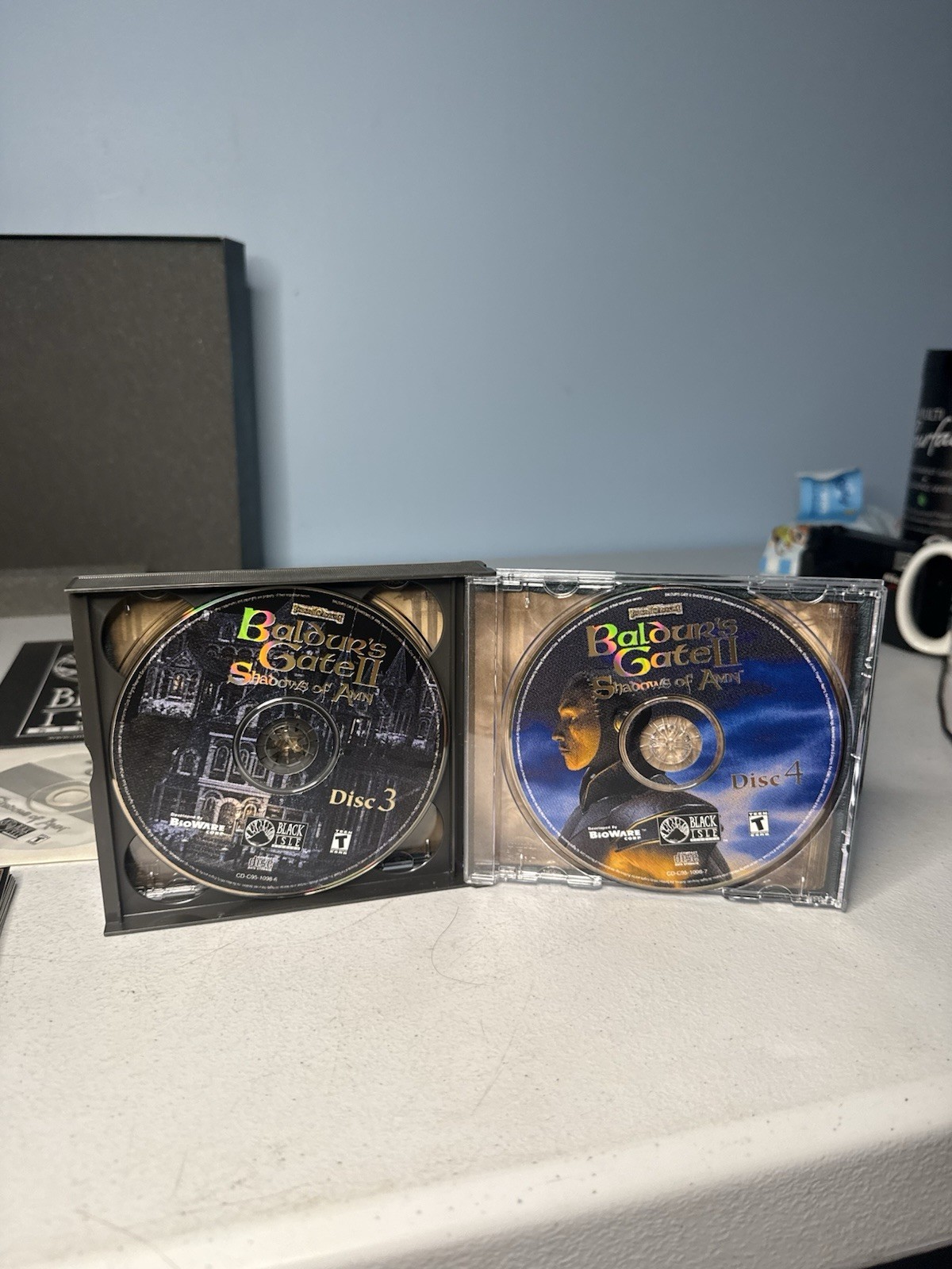 Baldur’s Gate II Collector’s Edition Big Box PC 4 Discs Map 16 Cards COMPLETE