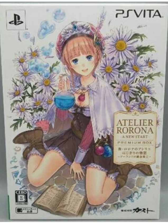 Atelier Shin Rorona Totori Meruru Premium Box 3Games Set PS VITA Japane
