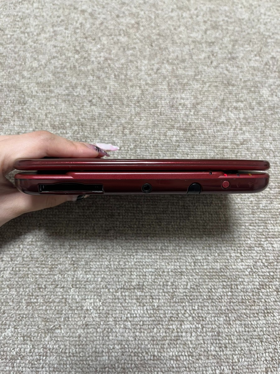 New 3DS LL XL Metalic red Japan Nintendo Console region Japanese B982 dual IPS