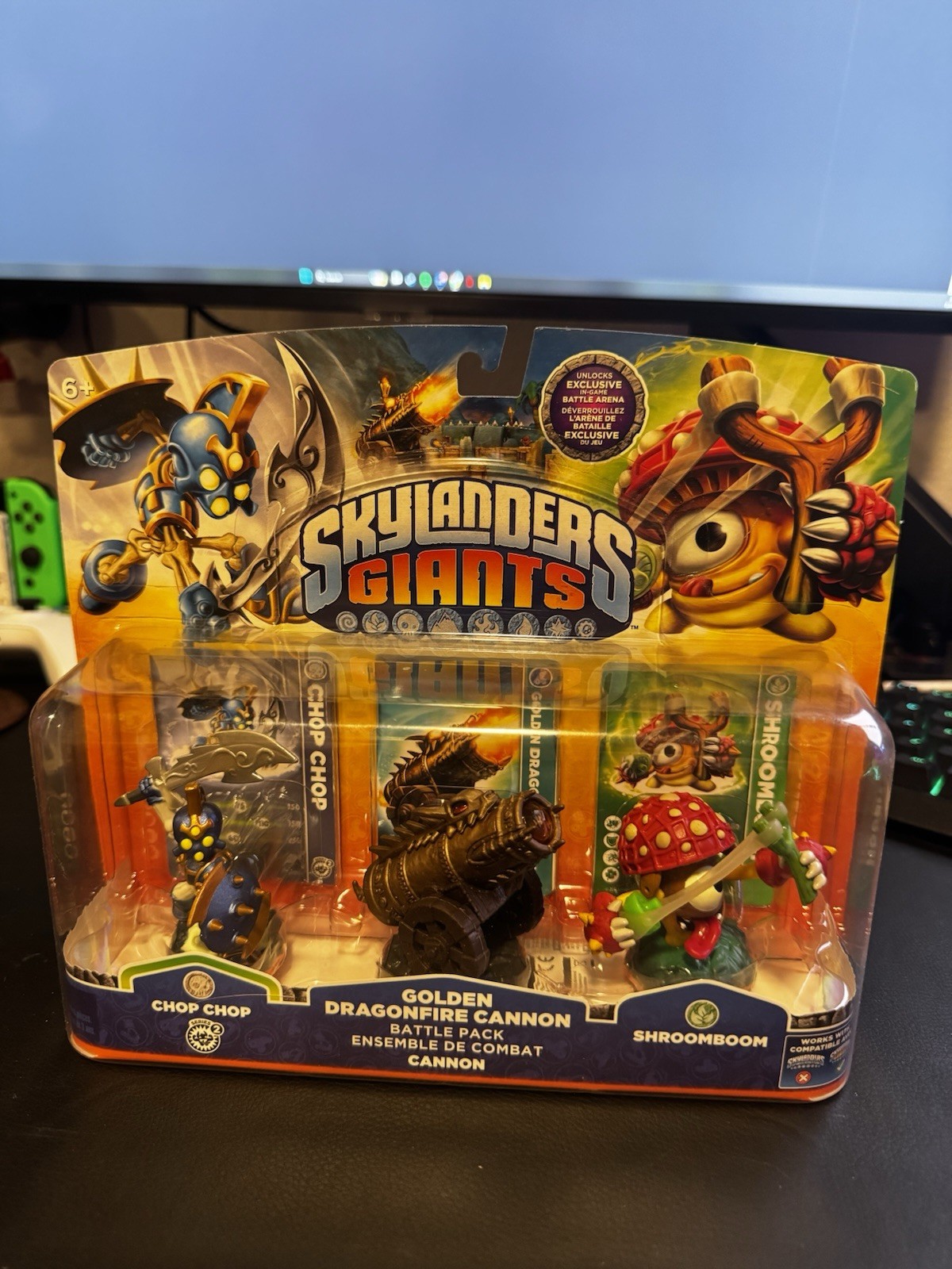 Activision Skylanders Giants Golden Dragonfire Cannon Battle Pack Chop Chop Shr…