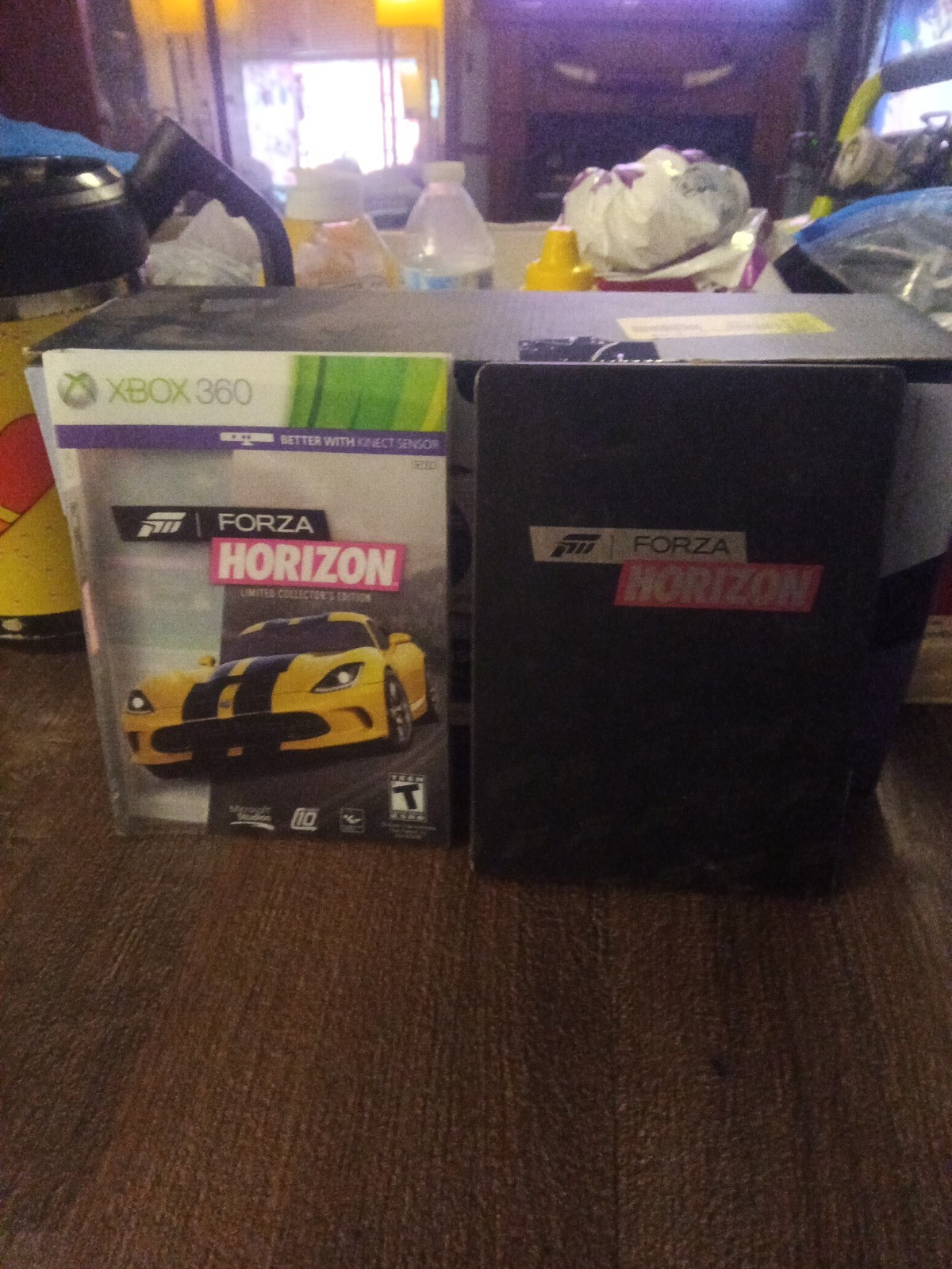 Xbox 360 Forza Horizon Game And Case Kinect Compatible Steel Book Limited Ed Rar