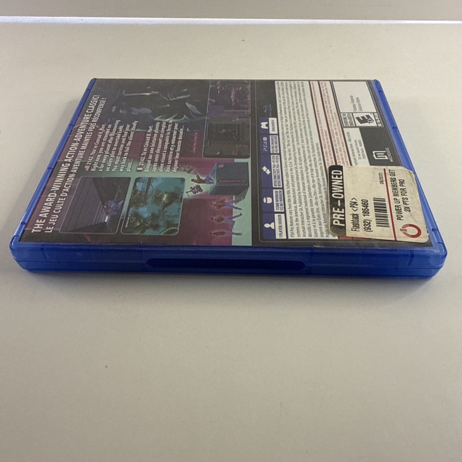 Flashback Sony PlayStation 4 2018 Microids Complete Tested