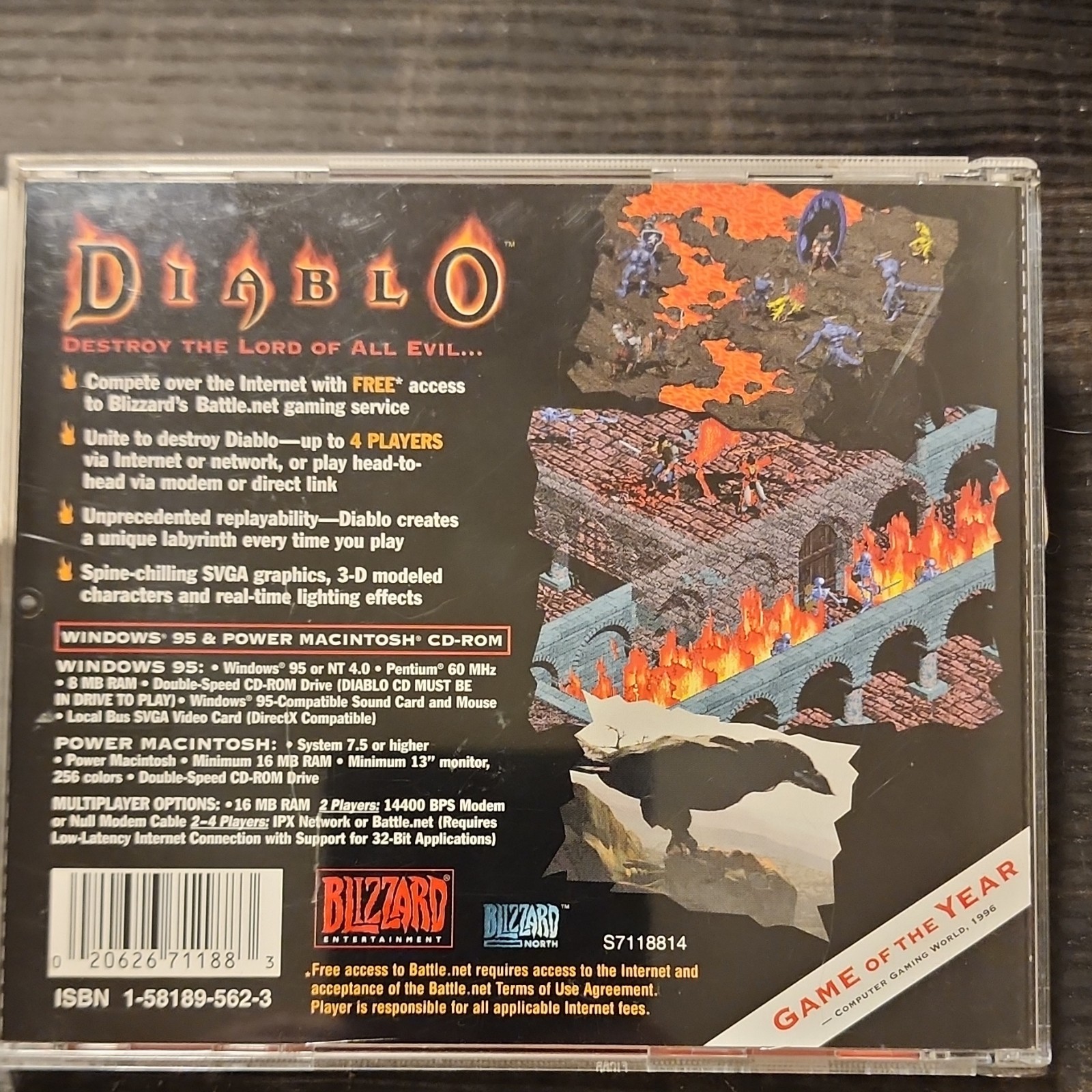 Blizzard Entertainment Diablo PC/Mac CD-ROM M Mature Action RPG