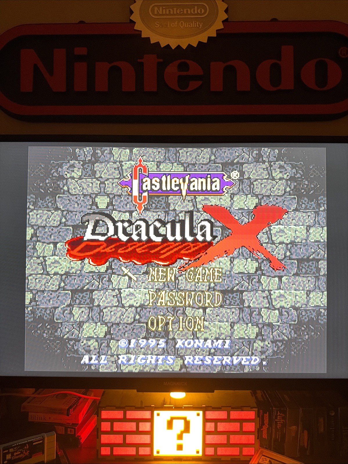 Castlevania Dracula X Super Nintendo Game SNES Authentic w/Collector Case
