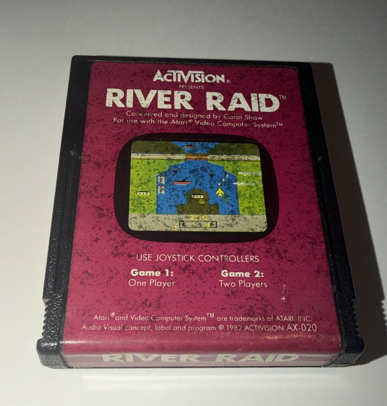 River Raid (Atari 2600, 1982) Tested & Working