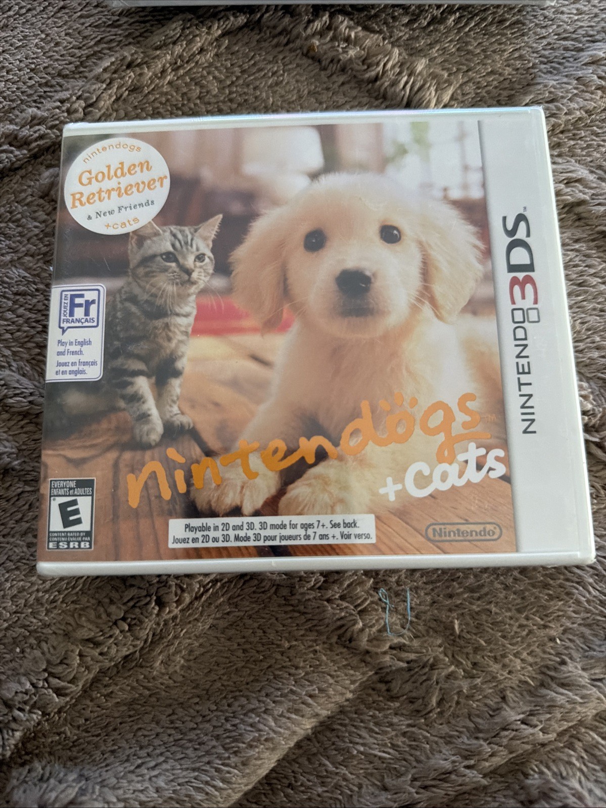 Nintendogs + Cats: Golden Retriever & New Friends 3DS NEW & SEALED