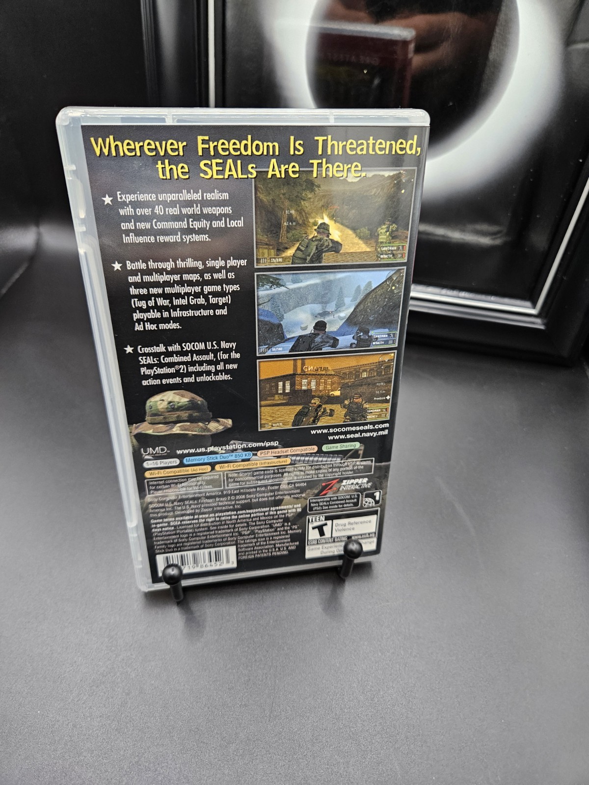 SOCOM: US Navy Seals Fireteam Bravo 2 / Sony PSP Greatest Hits / CIB / Tested