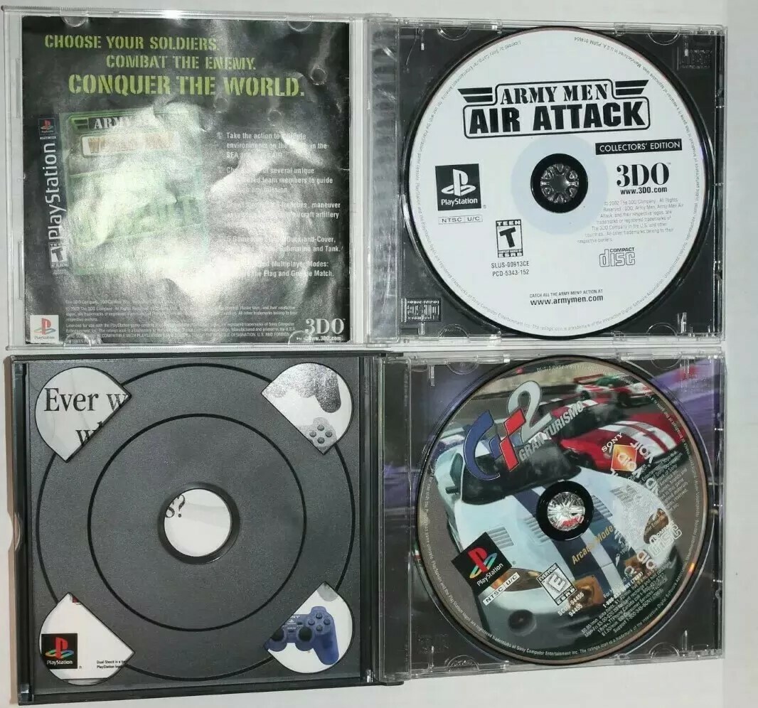 PlayStation PS1 & PS2 Game Lot – 18 Titles – Mixed Action Sports Racing – Read