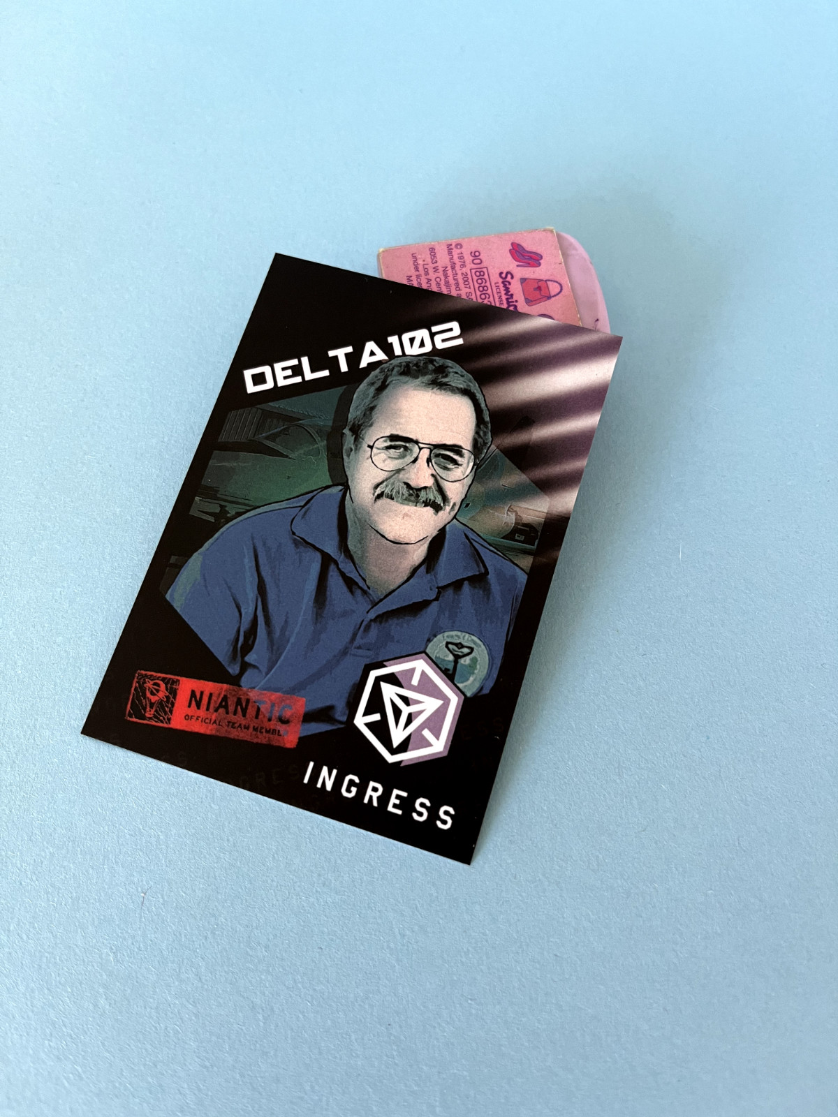 Ingress Agent Delta102 Tribute Card Niantic Resistance 2019 Faction Leader