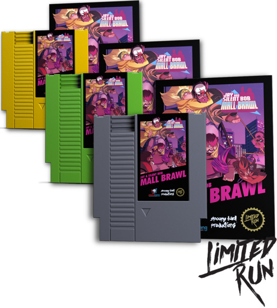 Jay and Silent Bob Mall Brawl Triple Threat (NES) (3 versions included)