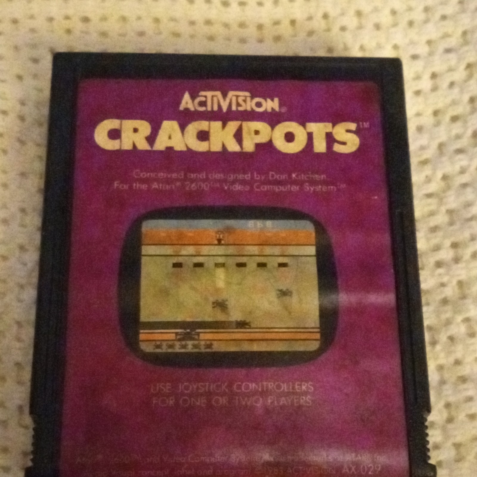 Activision Crackpots Arcade Multiplayer Game Cartridge for Atari 2600 (1983)