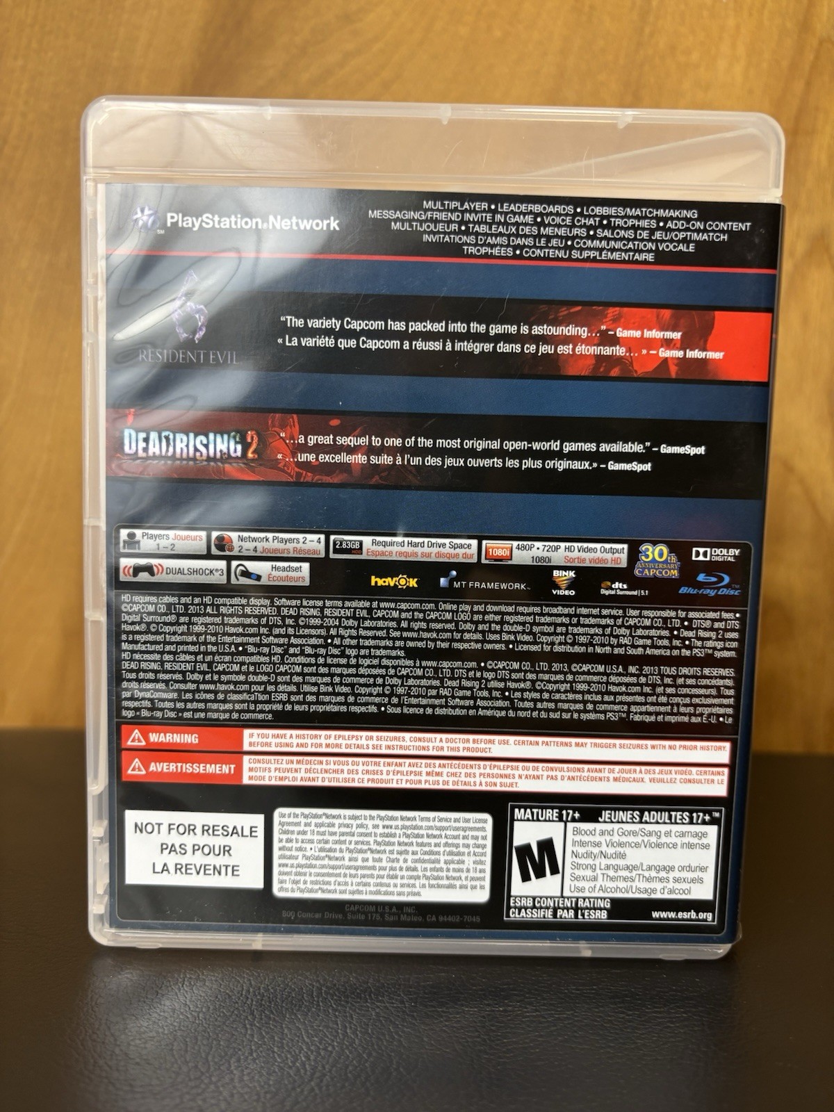 Capcom Essentials Pristine Dead Rising 2 DISC ONLY! (NO RE6!) PlayStation 3 PS3