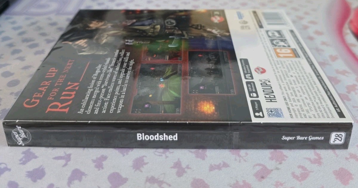 Bloodshed (PS5) – Super Rare Games #28 – VERY RARE – With Slipcover -SHIPS TODAY