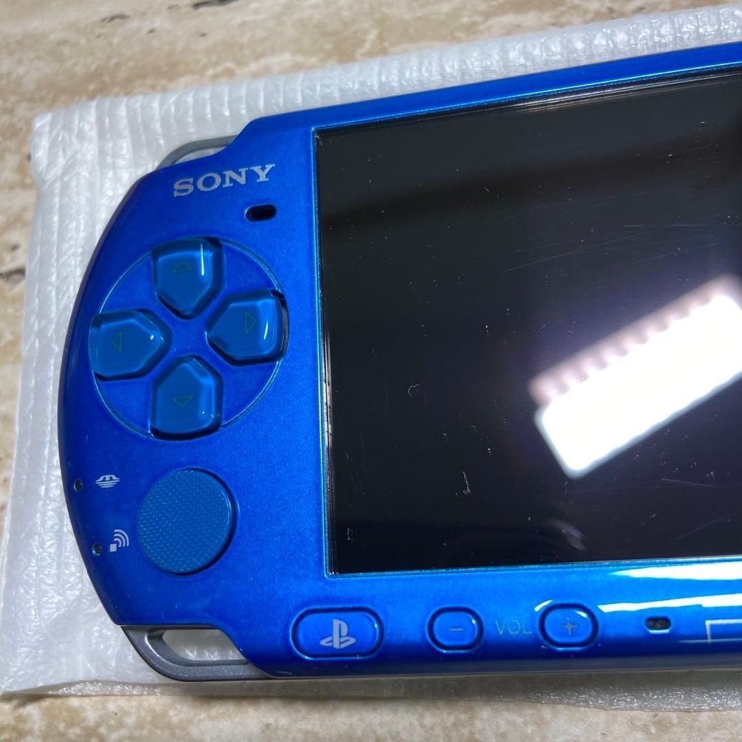 Sony PSP 3000 Vibrant Blue Complete in Box Excellent Condition 7085