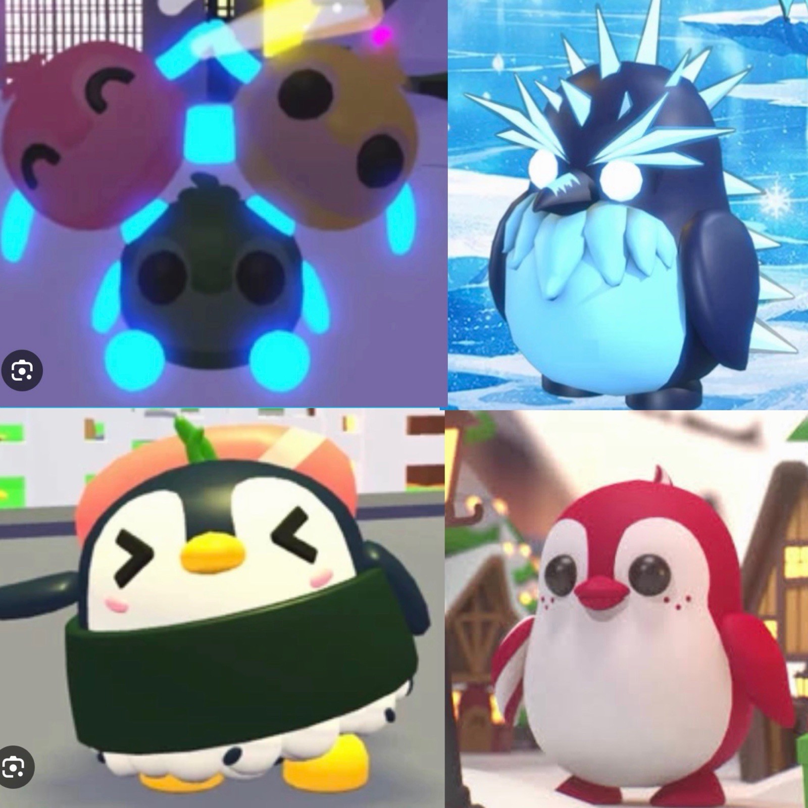 Roblox Adopt Me Virtual Pet In-Game Character Images – Penguin bundle!!!