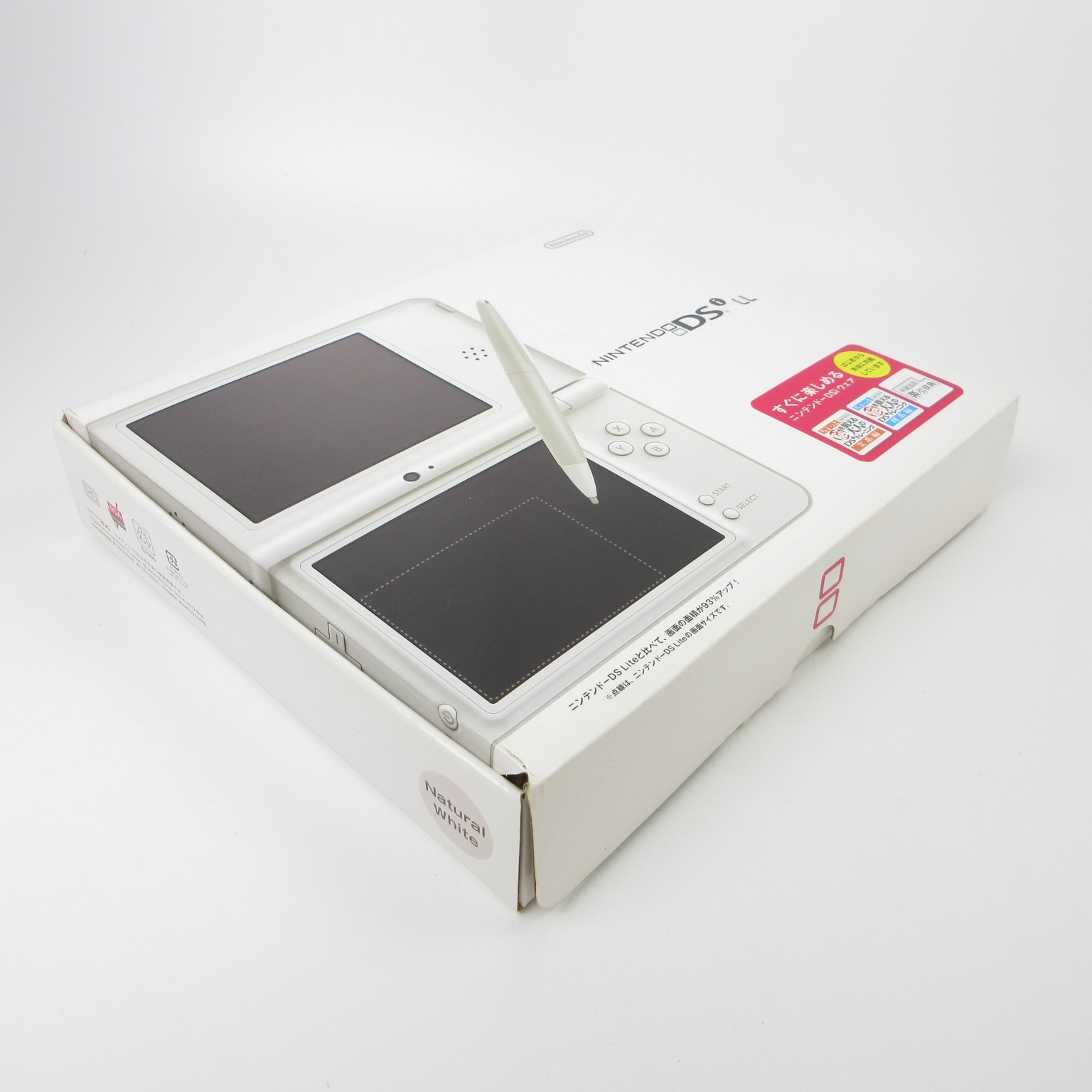 【Very Good】Nintendo DSi LL XL Natural White Console Japanese Edition #RET0516/05