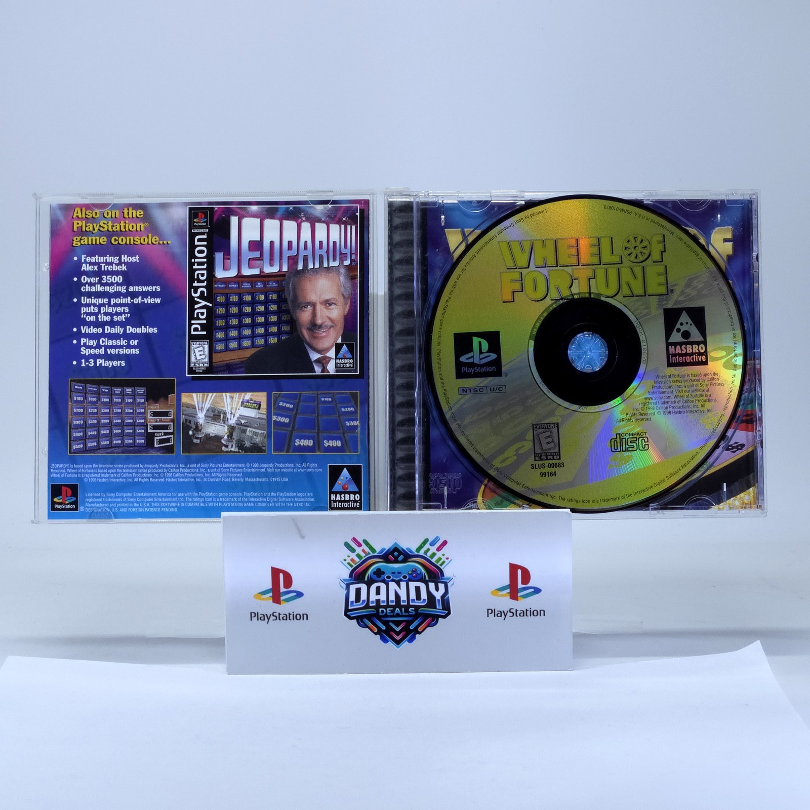 Wheel of Fortune PS1 CIB W/ Manual – PlayStation
