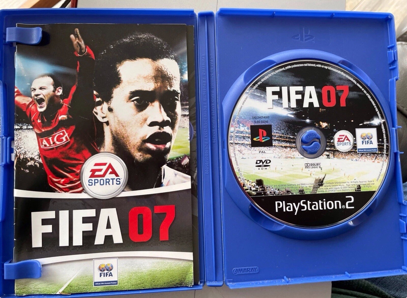 FIFA 07 Soccer Game – PlayStation 2 – PS2 – PAL Version – In Box with Manual