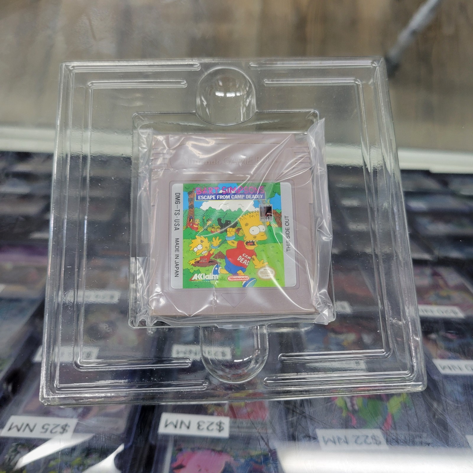 Bart Simpson Escape From Camp Deadly Nintendo Game Boy Cartridge CIB Authentic