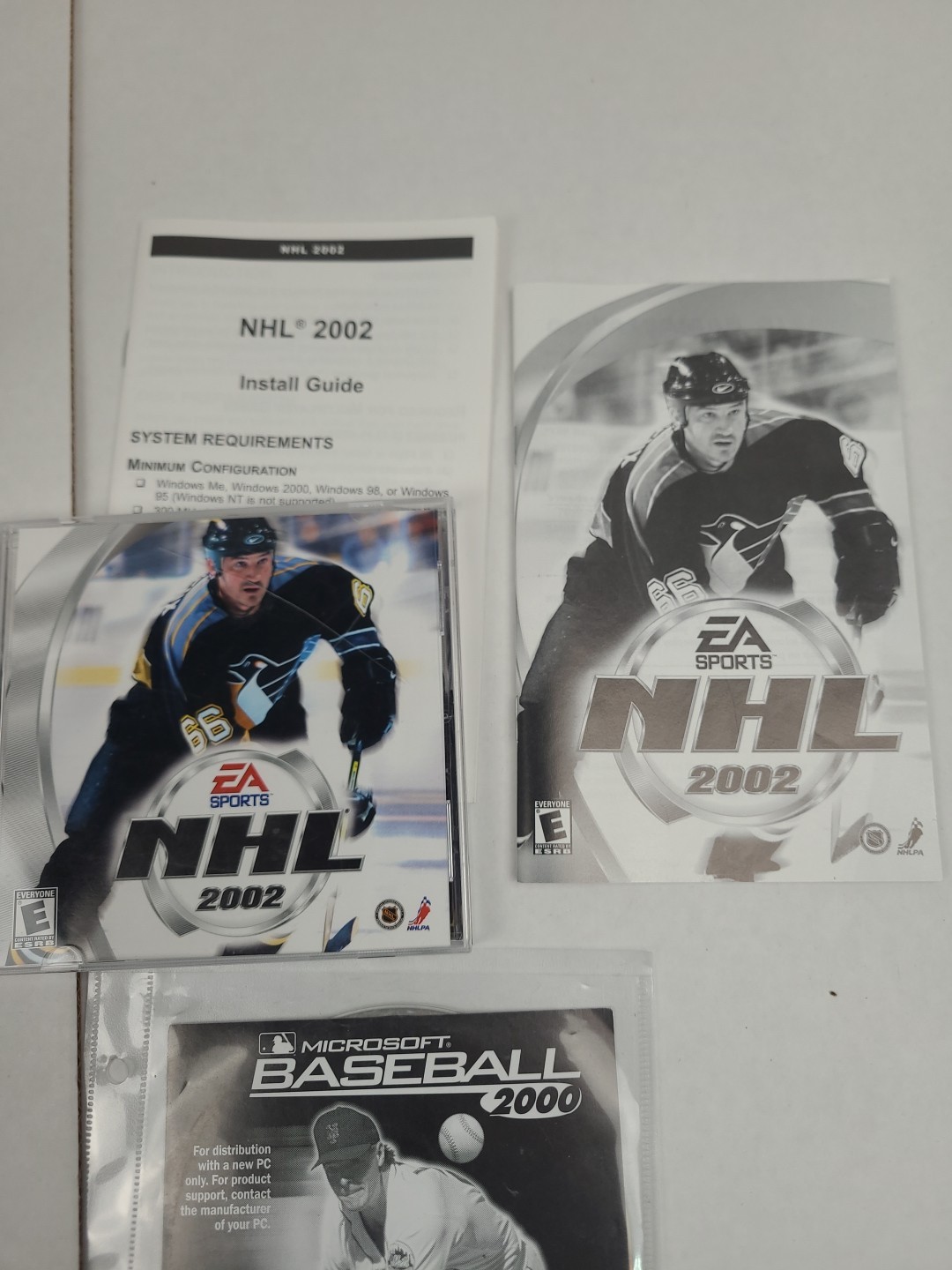 Vintage Lot CD-ROM COMPUTER GAMES DOS Windows Tested Big Box NHL golf Racing