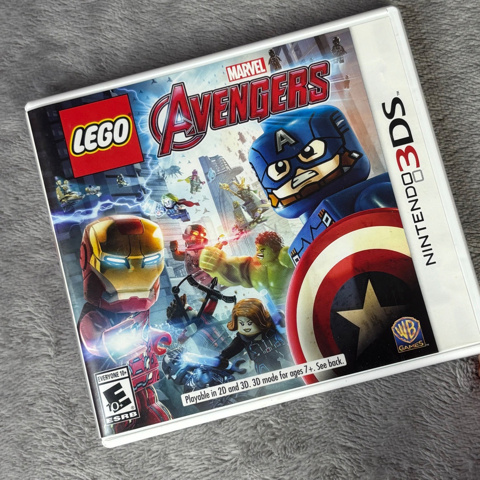 LEGO Marvel Avenger Nintendo 3DS Game Complete CIB Iron Man Captain America Hulk
