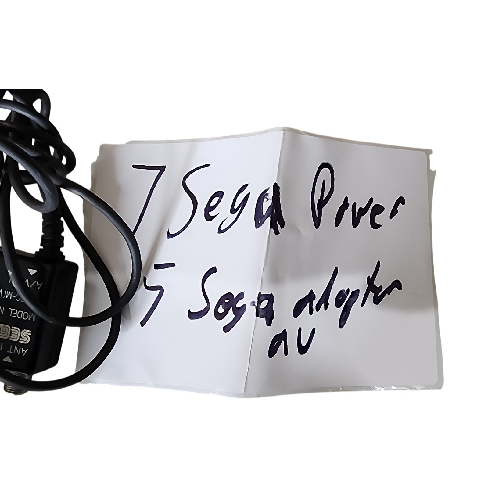 Sega Lot 7 Power Adapter and 5 RF Unit MK-1632 AV Cable Untested