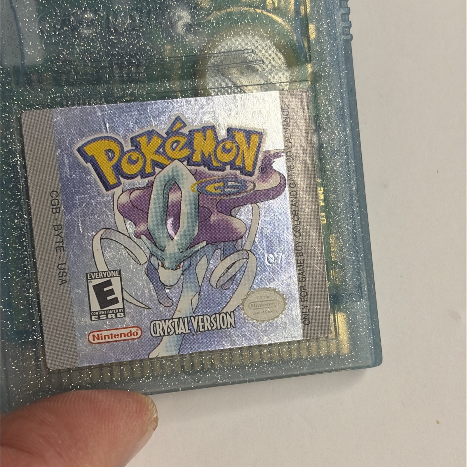 NICE Pokemon: Crystal Version GBC (Game Boy Color, 2001) *New Battery* Authentic