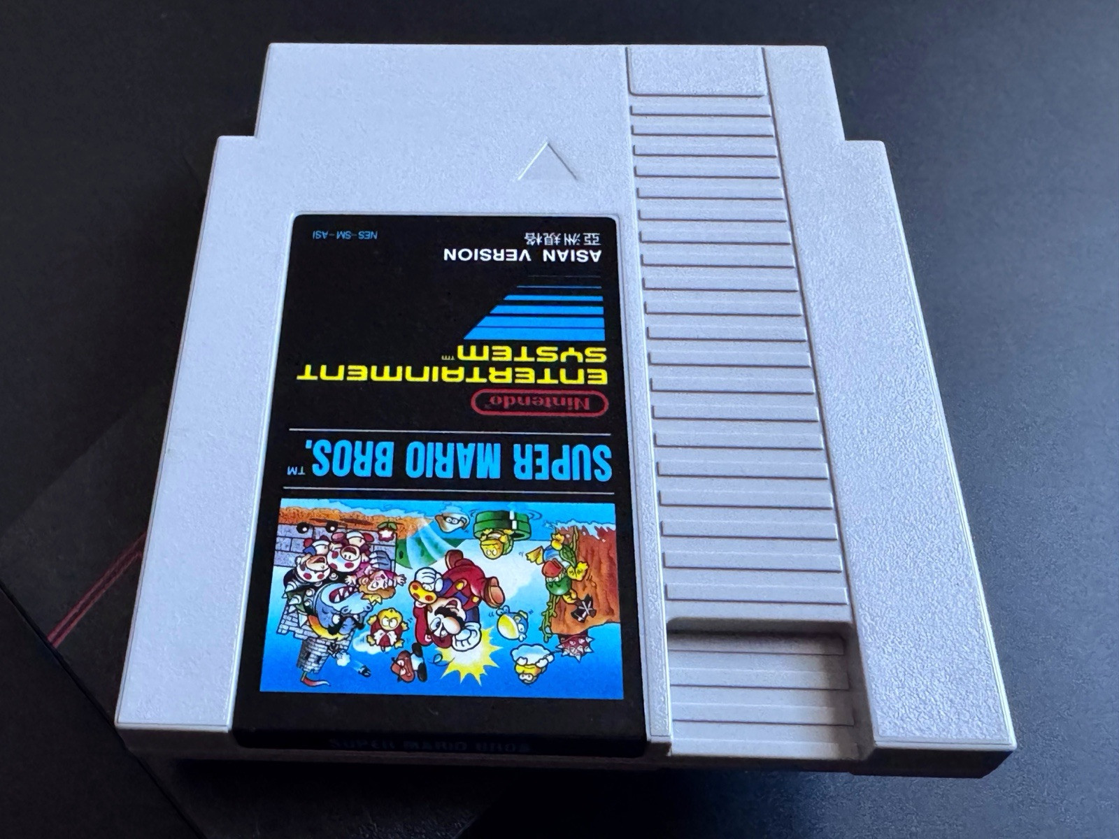 💎 NES Super Mario Bros 1985 ASIAN Variant CIB Complete Nr MINT Cart -RARE Read