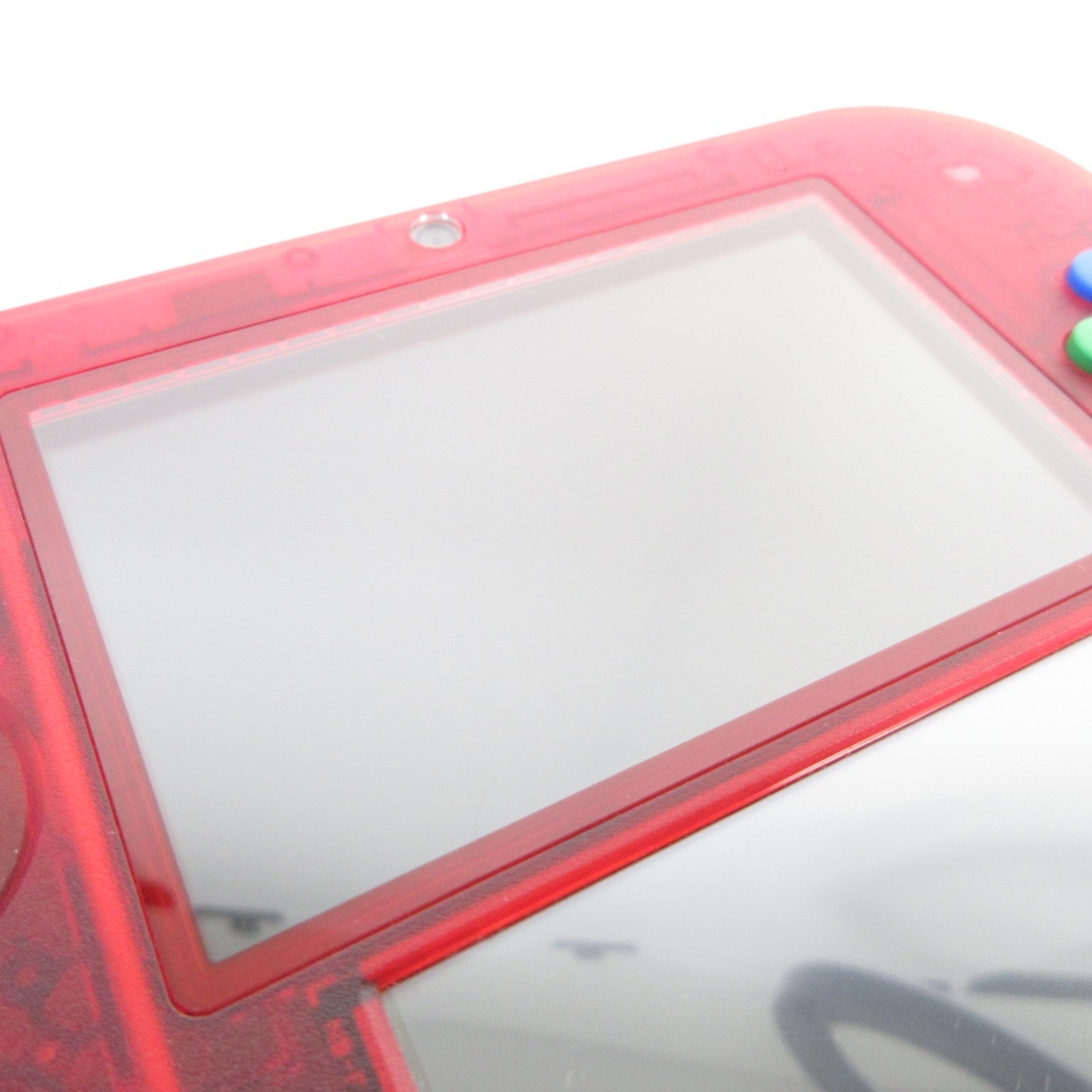 【Very Good】Nintendo 2DS Pokemon Clear Red Console ONLY Japanese Edition #NET0325