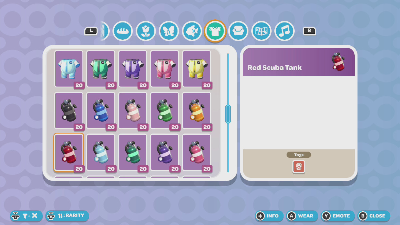 Hello Kitty Island Adventure Clothes 👗Any Item Nintendo Only