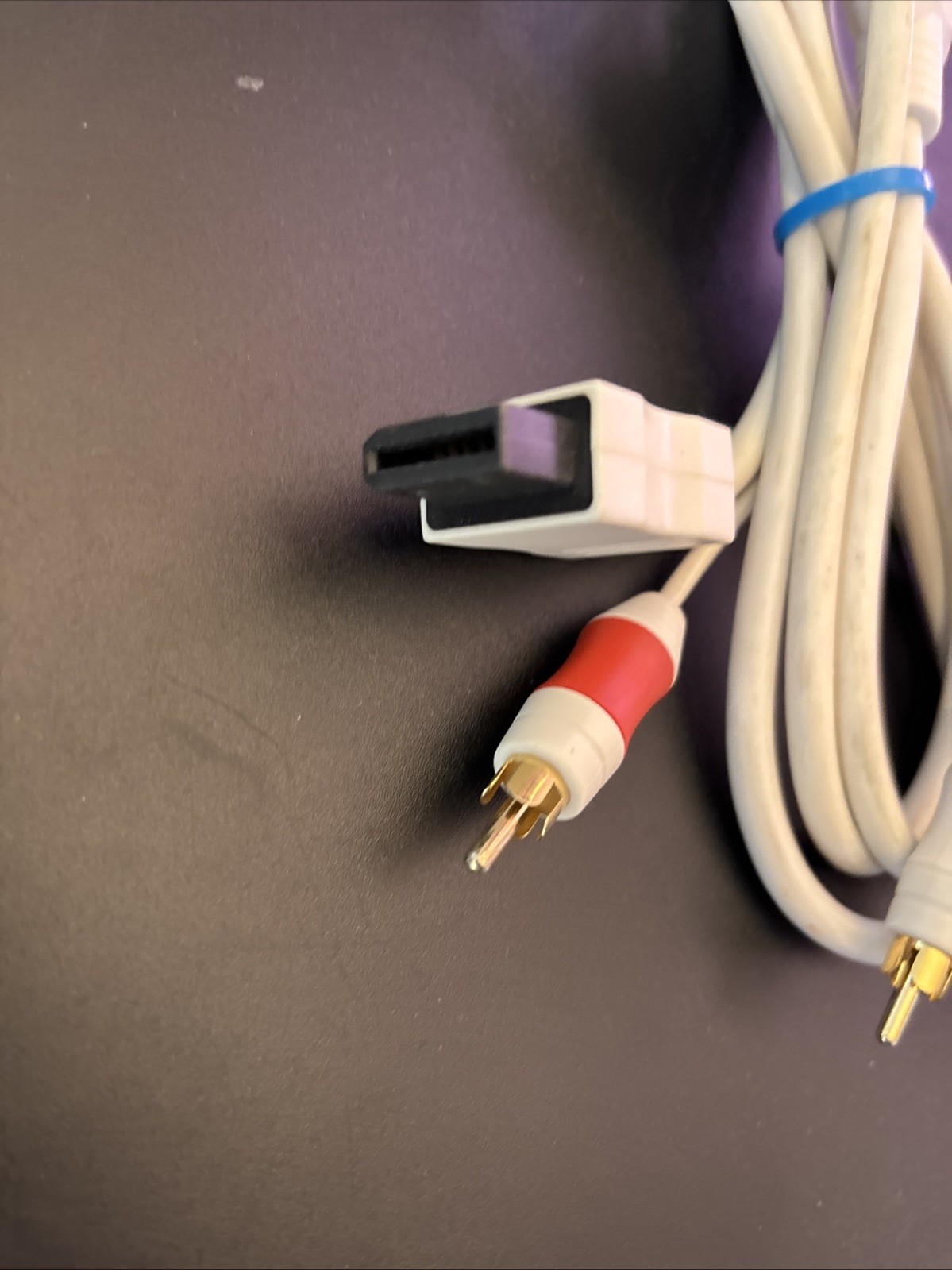 Nyko Wii Component A/V Cable 8ft Nintendo AV Cord White Red Green Blue VGC