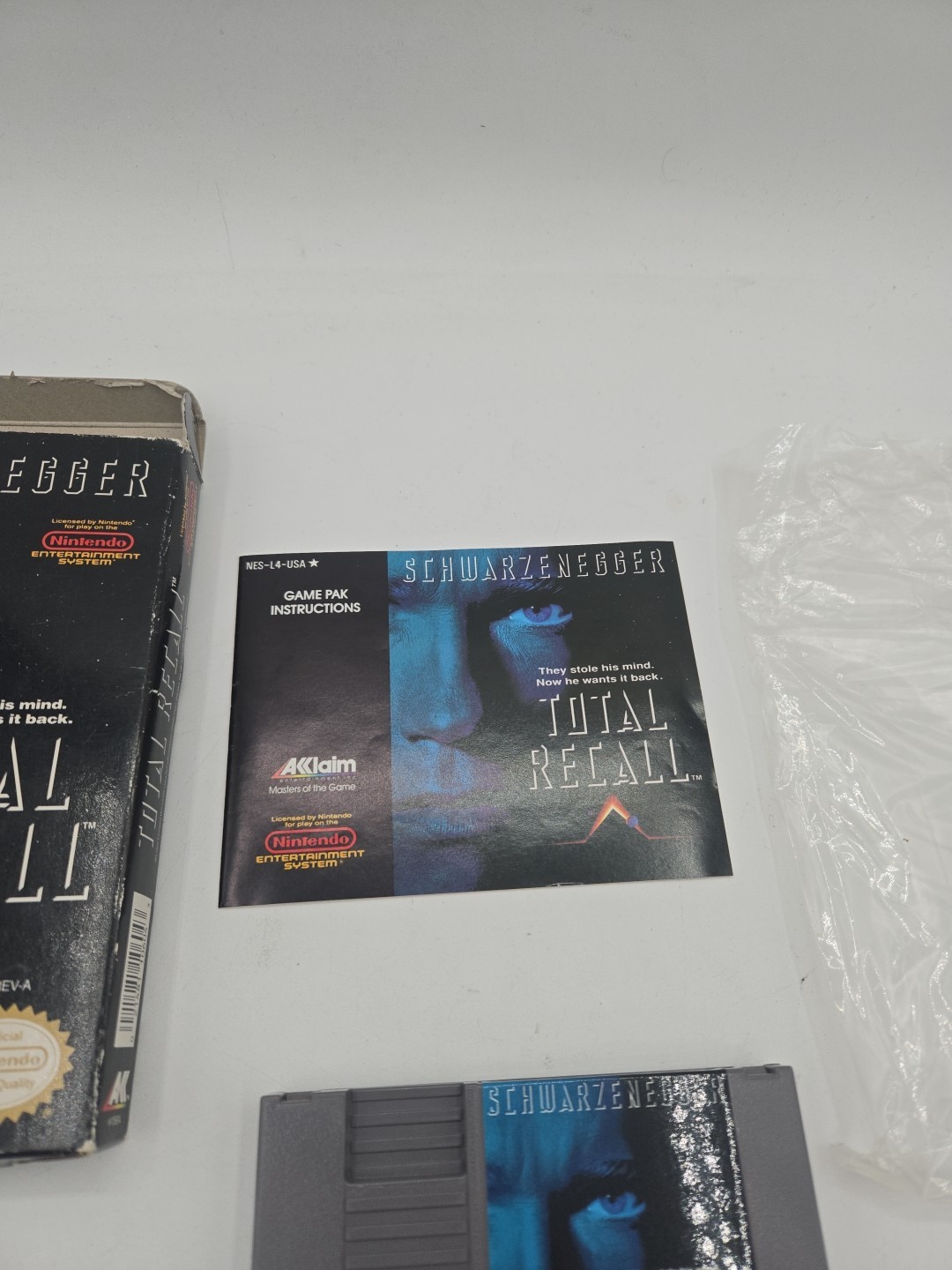 Total Recall (Nintendo Entertainment System, NES, 1990) Akklaim CIB & Tested