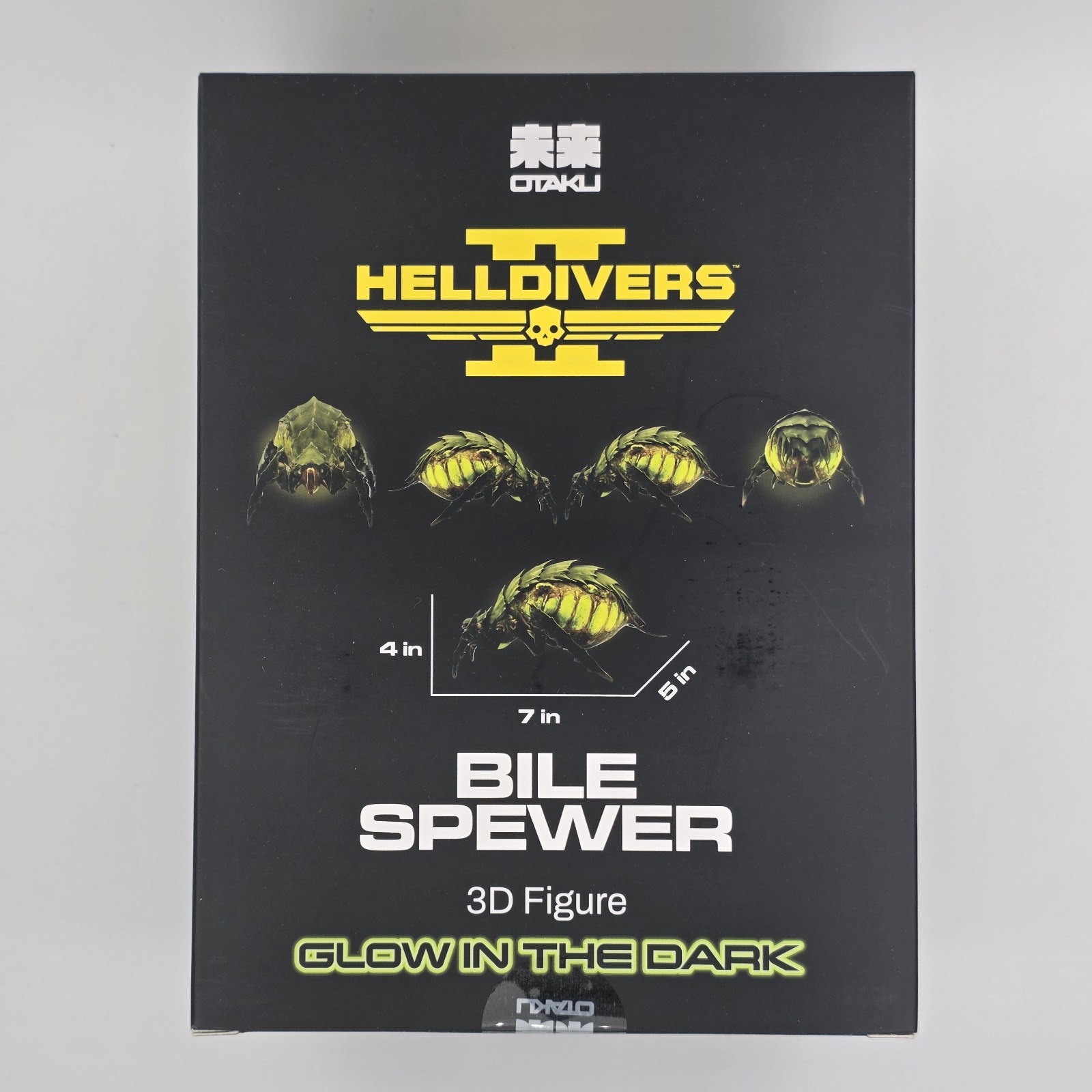 Helldivers 2 Bile Spewer 3D Figure Glow In The Dark 7″ Long Otaku PS New In Hand