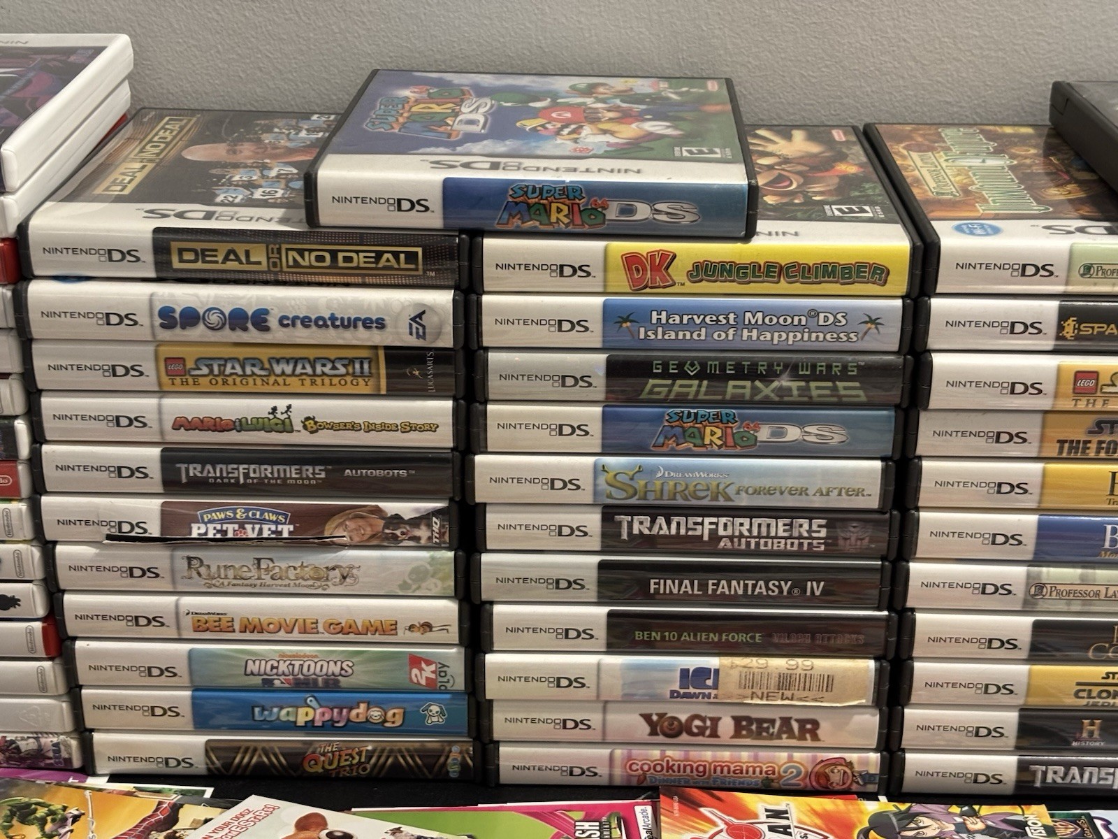 Massive Lot 100s of Nintendo DS & 3DS Cases Manuals Inserts & Cover Art Pokemon